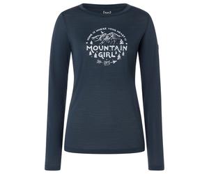 Super.Natural W Mountain Girl LS blueberry/white stone (68H) L