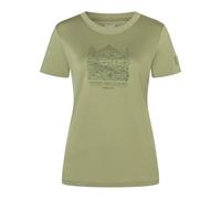 Super.Natural W Mountain Lovers BIO J Tee sage/leaf melange (24I) L