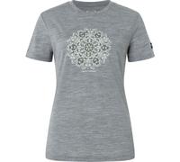 Super.Natural W Ornament Tee cashmere grey melange/leaf melange/white stone (28G) S