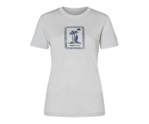Super.Natural W Palm Island BIO J Tee white stone melange/blueberry (14E) S