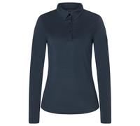 Super.Natural Damen Polo Bio J Longsleeve (Größe XL, blau)
