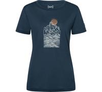 SUPER.NATURAL W Preikestolen Cliffs Tee - Damen - Blau - Größe S- Modell 2025