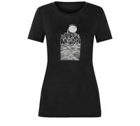 Super.Natural W Preikestolen Cliffs Tee jet black/feather grey/silver (59B) XL