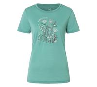 Super.Natural W Rock Flowers Tee lagoon green/various (92H) M