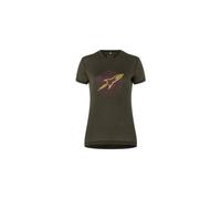 Super.Natural W ROCKET140 Tee black ink/sangria/gold (Y45) XS