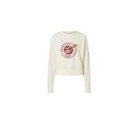 Super.Natural W ROCKET260 Crewneck Sweater fresh white/sangria/gold (Y83) M