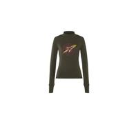 Super.Natural W ROCKET260 Turtleneck black ink/sangria/gold (Y45) XS