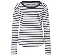 Super.Natural W SEA Horse Stripe BIO Crew fresh white/navy stripe/salute (20I) S