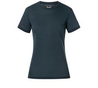 super.natural W SIERRA140 Tee Merino Shirt Damen Kurzarm Dunkelblau XS - Geruchs- und feuchtigkeitsabweisendes T-Shirt, Sommer Funktionswäsche für Sport & Alltag