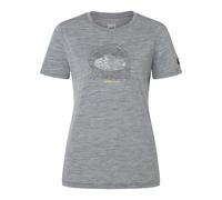 Super.Natural W Tent View Tee cashmere grey melange/various (35G) L