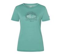 Super.Natural W Tent View Tee lagoon green/various (92H) XS