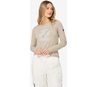 Super.Natural The Sn Story Damen Longsleeves Merino beige Größe L Hautfreundlich Merinowolle