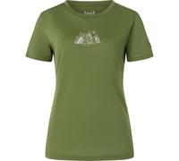 Super.Natural W TOP Mountain ART Tee chive/vintage khaki melange/white stone (42G) M