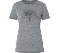 Super.Natural W Tree OF Knowledge Tee cashmere grey melange/dark shadow glitter (26G) L