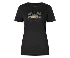 Super.Natural W Tropicar Tee jet black/various (X48) XL