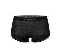 super.natural W TUNDRA175 BOYFRIEND HIPSTER Merino Unterhose Damen Schwarz L - Atmungsaktive & temperaturregulierende Damen Unterwäsche aus Merino-Polyester-Mix