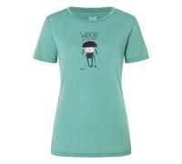 Super.Natural W Wood Craftine Tee lagoon green/various (92H) XS