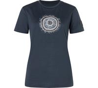 Super.Natural W Yantra BIO J Tee blueberry/fresh white/copper (34H) M