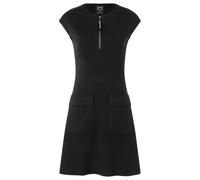 Super.Natural Damen Zip Bio Kleid (Größe L, schwarz)