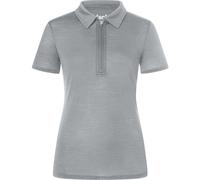 Super.Natural W Zip Polo cashmere grey melange (55F) XS