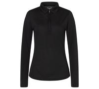 Super.Natural W Zip Polo LS jet black (872) L
