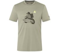 super natural Wander-/Freizeit Tshirt Naked Bear Tee (Merino-Mix) Canteen sagegrün Herren, Größe XL