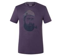 super natural Wander-/Freizeit Tshirt Sailor Tee (Merino-Mix) violett Herren, Größe XXL