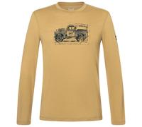 super.natural - Willi L/S - Merinoshirt, Gr. L, beige (Sahara/Various)