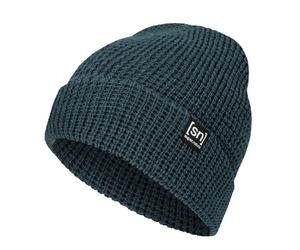 super natural Wintermütze City Beanie (Merinowolle, ideale Thermoregulation) blau - 1 Stück