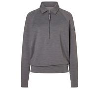 super.natural - Women's 1/4 Zip Sweater - Pullover, Gr. XL, grau (CashmereGreyMelange)