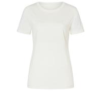 super.natural - Women's Casual Rib Bio Jersey Tee - Merinoshirt, Gr. XS, weiß (FreshWhite)