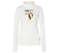 super.natural - Women's Dachshund Roll Neck - Pullover, Gr. L, weiß (FreshWhite/FreshWhite/Various)