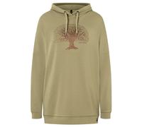 super.natural - Women's Feel Good Tok Hoodie - Hoodie, Gr. S, oliv/beige (Aloe/Copper)