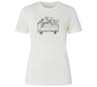 super.natural - Women's Flower Delivery Bio Jersey Tee - Merinoshirt, Gr. M, weiß (FreshWhite/Various)