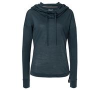 super.natural - Women's Funnel Hoodie - Hoodie, Gr. M, blau (Blueberry)