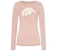 super.natural - Women's Gondola L/S - Longsleeve, Gr. M, rosa (DustyRose/Various)