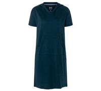 super.natural - Women's Hooded Bio Dress - Kleid, Gr. XS, blau (Blueberry)