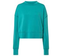 super.natural - Women's Krissini Sweater - Longsleeve, Gr. L, türkis (DeepJungle)