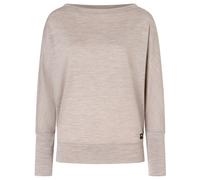 super.natural - Women's Kula Top - Merinopullover, Gr. L, grau (VintageKhakiMelange)