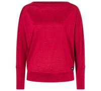 super.natural - Women's Kula Top - Merinopullover, Gr. M, rot (BeetRed)