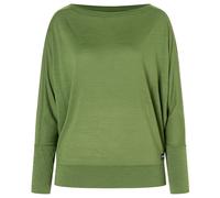 super.natural - Women's Kula Top - Merinopullover, Gr. XL, oliv/grün (Chive)