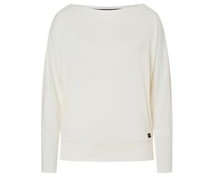 super.natural - Women's Kula Top - Merinopullover, Gr. XS, weiß (FreshWhite)