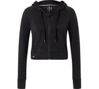 super.natural Women's Liquid Flow Hoodie Jet Black Melange XS
