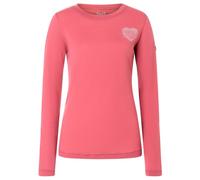 super.natural - Women's Little Heartwood L/S - Longsleeve, Gr. M, rosa (Mauvewood/WhiteStone)