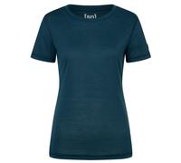 super.natural - Women's Sierra 140 Tee - Merinoshirt, Gr. L, blau (Blueberry)