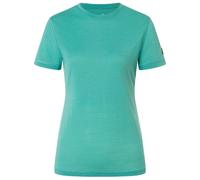 super.natural - Women's Sierra 140 Tee - Merinoshirt, Gr. S, türkis (LagoonGreen)