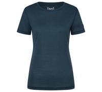 super.natural - Women's Sierra 140 Tee - Merinoshirt, Gr. XL, blau (Blueberry)