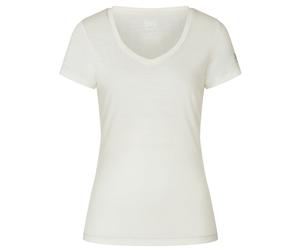 super.natural - Women's Sierra 140 V Neck - Merinoshirt, Gr. S, weiß (FreshWhite)