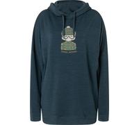 super.natural Women's Snow Cat Hoodie Blueberry/Various M