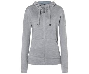 super.natural - Women's Solution Bio Hoodie - Merinohoodie, Gr. XS, grau (CashmereGreyMelange)